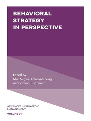 cover image of Advances in Strategic Management, Volume 39